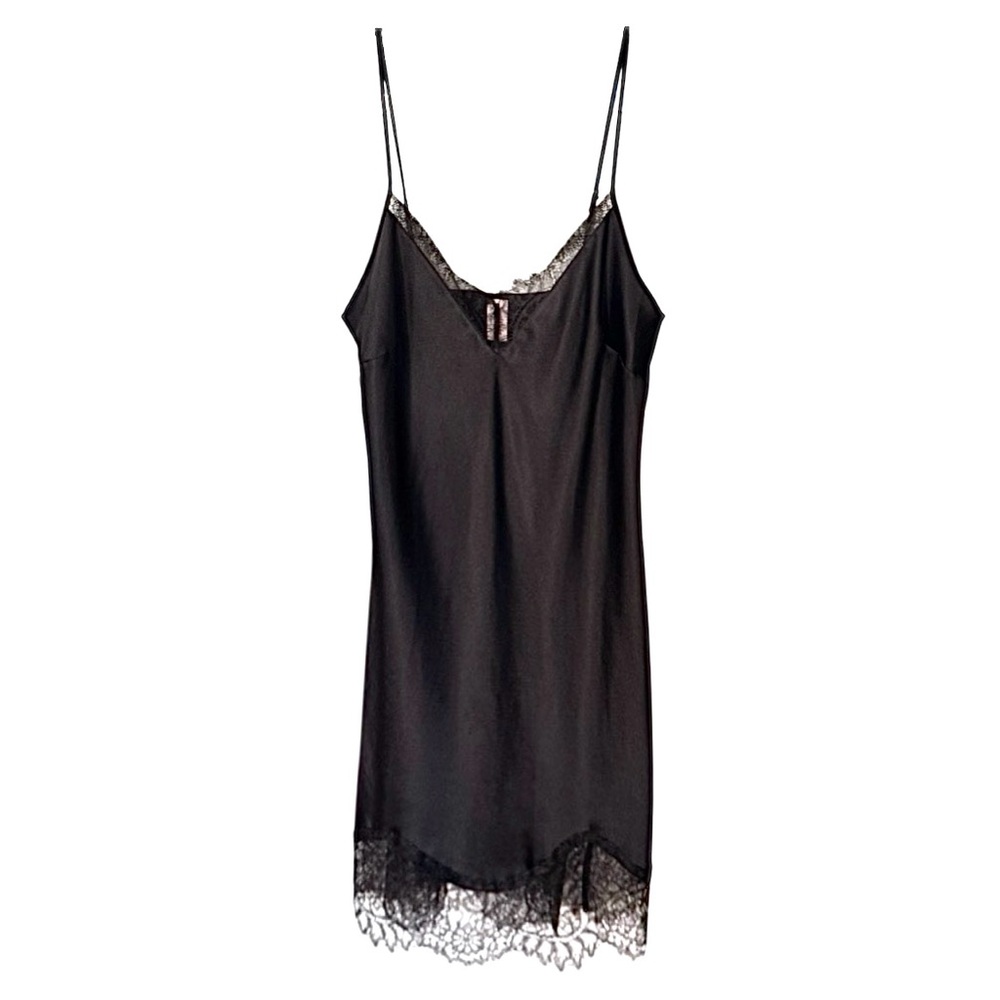 Victoria’s Secret | Slim Trim Black Slip Dress | Women’s Size XS